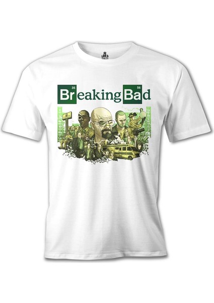 T-Shirt Breaking Bad 1 Beyaz Erkek Tshirt