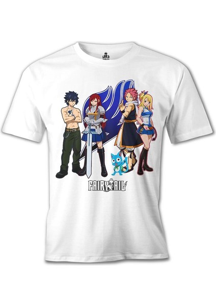 T-Shirt Fairy Tail 2 Beyaz Erkek Tshirt