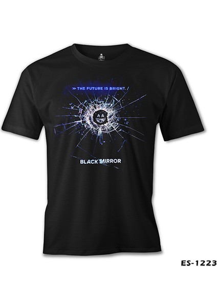 T-Shirt Black Mirror Siyah Erkek Tshirt