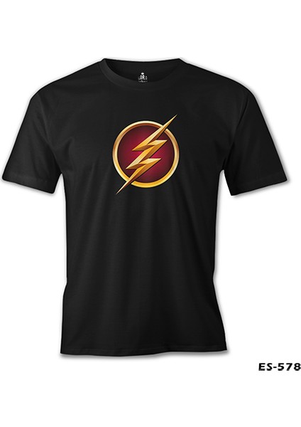 T-Shirt Flash Siyah Erkek Tshirt