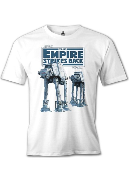 T-Shirt Star Wars - The Empire Strikes Back Beyaz Erkek Tshirt