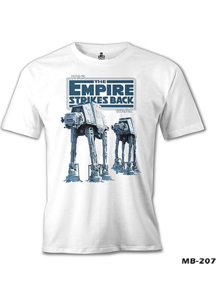 T-Shirt Star Wars - The Empire Strikes Back Beyaz Erkek Tshirt fiyatları