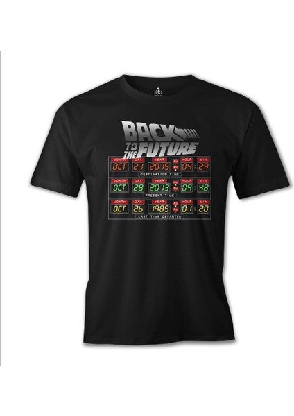 T-Shirt Back To The Future - 21.10.2015 Siyah Erkek Tshirt
