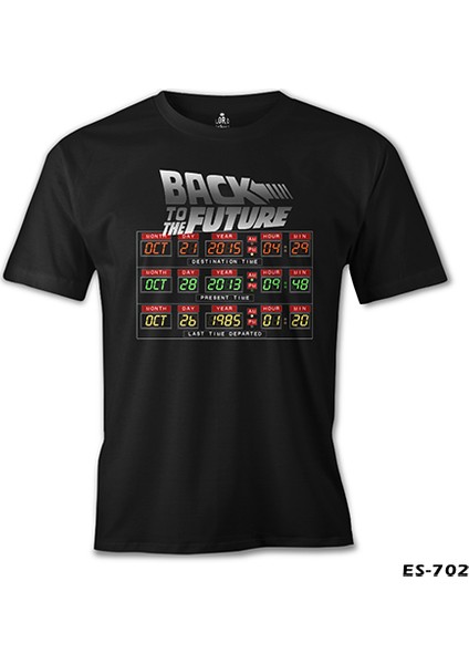 T-Shirt Back To The Future - 21.10.2015 Siyah Erkek Tshirt
