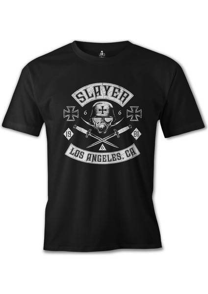 T-Shirt Slayer - Los Angeles Siyah Erkek Tshirt