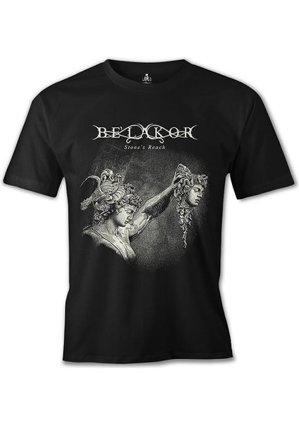 T-Shirt Belakor - Stones Reach Siyah Erkek Tshirt