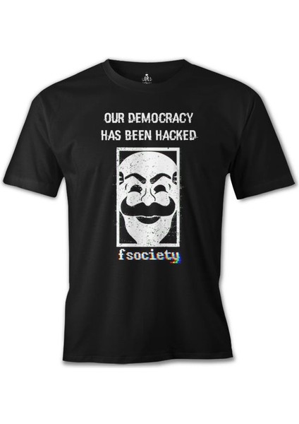 Llord T-Shirt T-Shirt Mr.robot - Fsociety Democracy