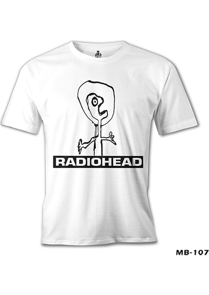 T-Shirt Radiohead Beyaz Erkek Tshirt fiyatları