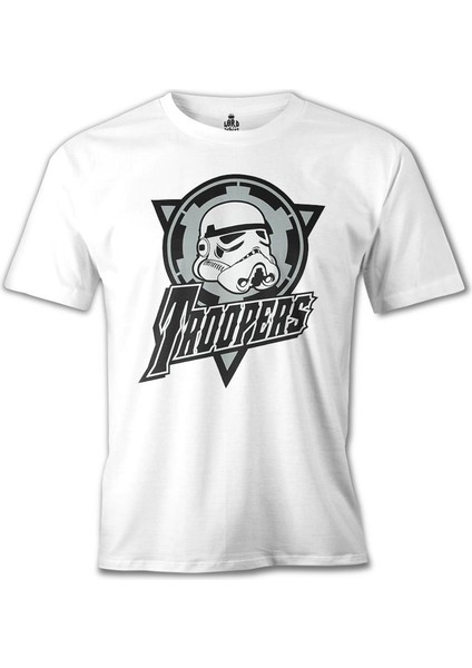 T-Shirt Star Wars - Trooper 2 Beyaz Erkek Tshirt