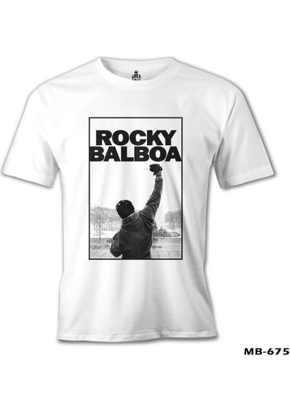 T-Shirt Rocky Balboa - Win Beyaz Erkek Tshirt fiyatları
