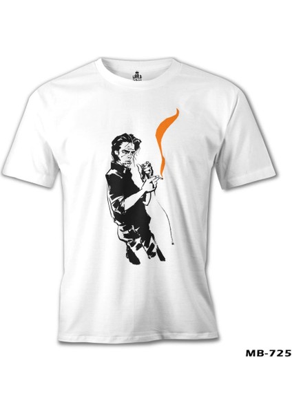 T-Shirt Nick Cave - Mercy Beyaz Erkek Tshirt