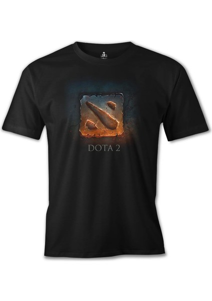 T-Shirt Dota 2 - Logo1 Siyah Erkek Tshirt