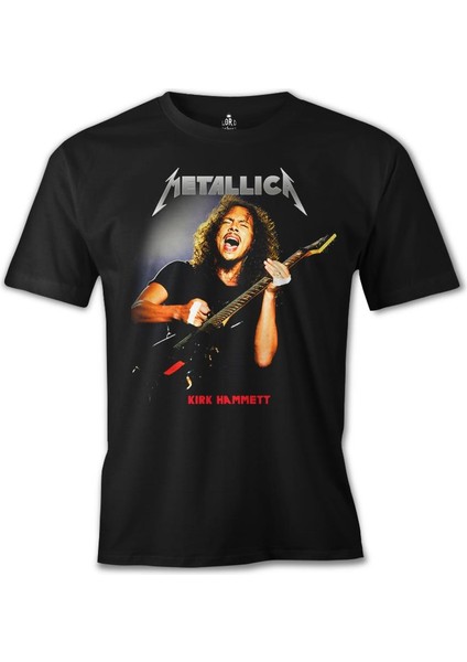 T-Shirt Metallica - Kirk Hammett Siyah Erkek Tshirt