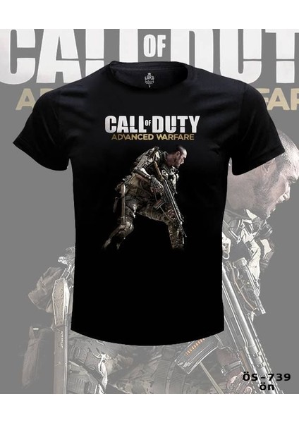T-Shirt Call Of Duty - Advanced Warfare - Ön Arka Baskı