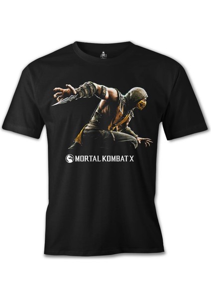 T-Shirt Mortal Combat x Siyah Erkek Tshirt
