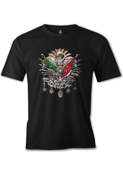 T-Shirt Osmanlı Arması Siyah Erkek Tshirt