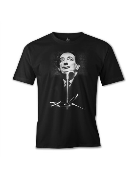 T-Shirt Salvador Dali Siyah Erkek Tshirt