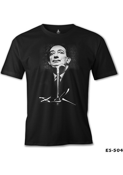 T-Shirt Salvador Dali Siyah Erkek Tshirt fiyatları