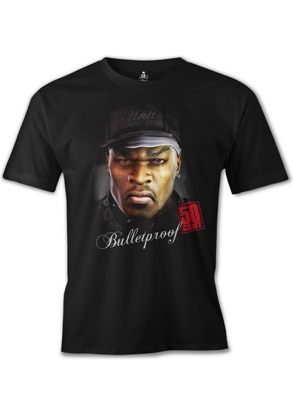 T-Shirt 50 Cent Siyah Erkek Tshirt