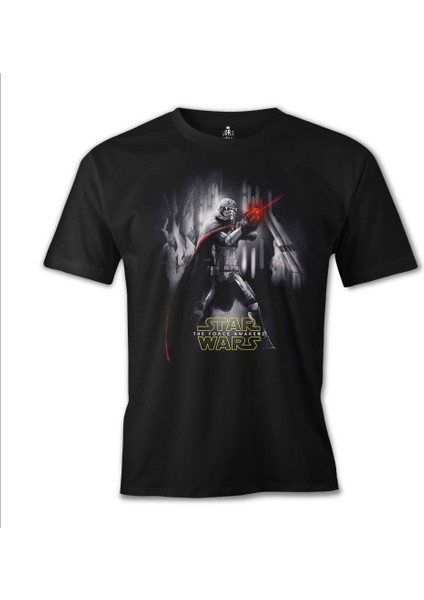 T-Shirt Star Wars - The Force Awakens 3 Siyah Erkek Tshirt