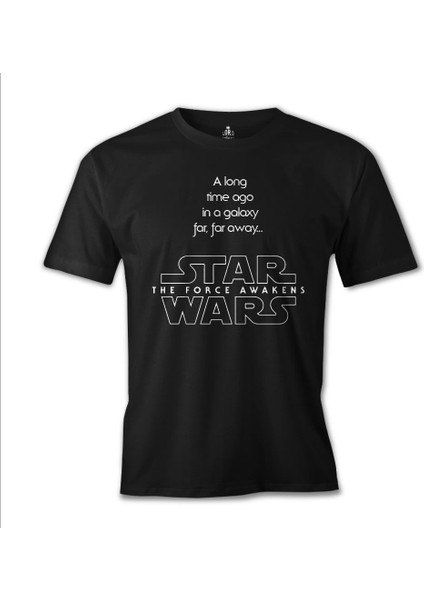 T-Shirt Star Wars - The Force Awakens 4 Siyah Erkek Tshirt
