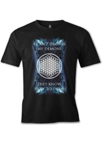 T-Shirt Bring Me The Horizon - My Demons Siyah Erkek Tshirt