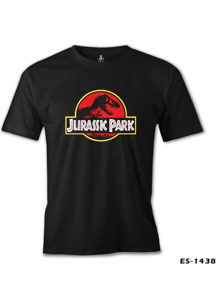 T-Shirt Jurassic Park - Shadow Siyah Erkek Tshirt