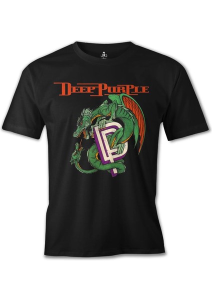 T-Shirt Deep Purple Siyah Erkek Tshirt