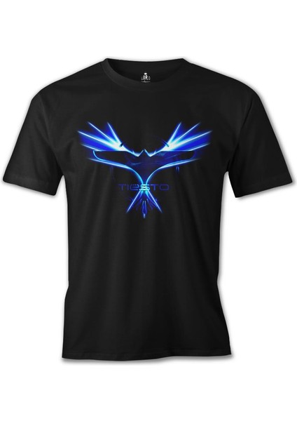 T-Shirt Dj Tiesto - Logo Siyah Erkek Tshirt