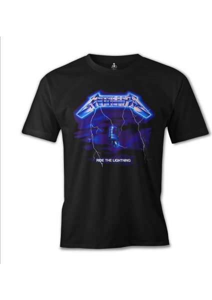 T-Shirt Metallica - Ride The Lightning Siyah Erkek Tshirt