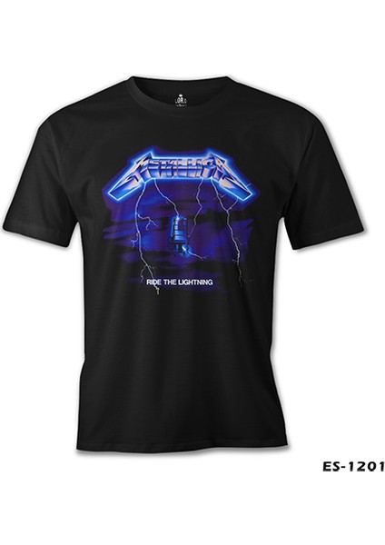 T-Shirt Metallica - Ride The Lightning Siyah Erkek Tshirt fiyatları