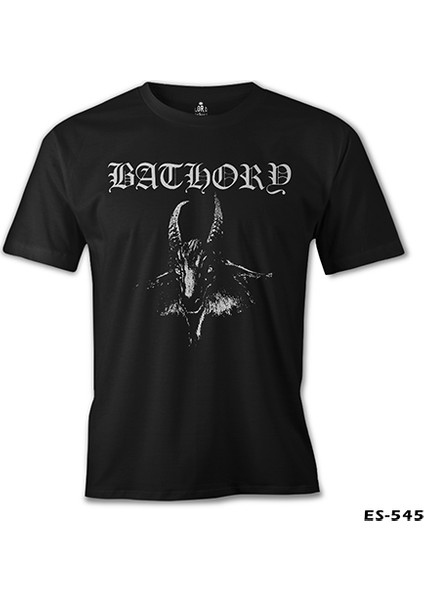 T-Shirt Bathory Siyah Erkek Tshirt