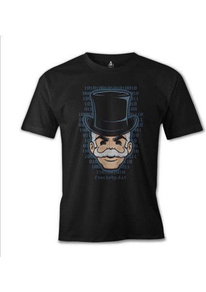 T-Shirt Mr. Robot - Fsociety Siyah Erkek Tshirt