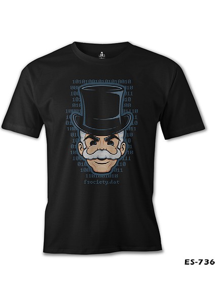 T-Shirt Mr. Robot - Fsociety Siyah Erkek Tshirt fiyatları
