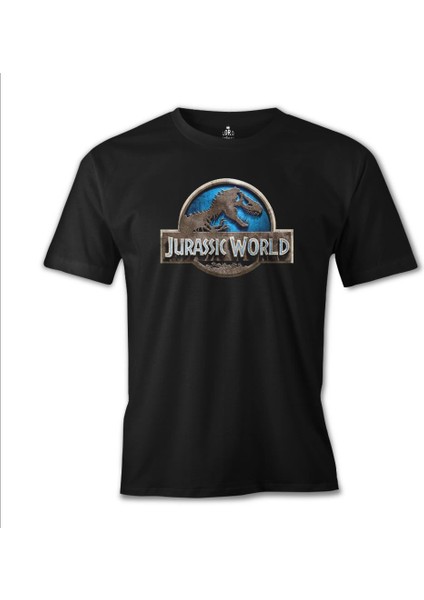 T-Shirt Jurassic World Siyah Erkek Tshirt