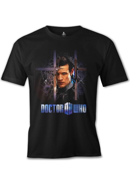 T-Shirt Doctor Who Siyah Erkek Tshirt