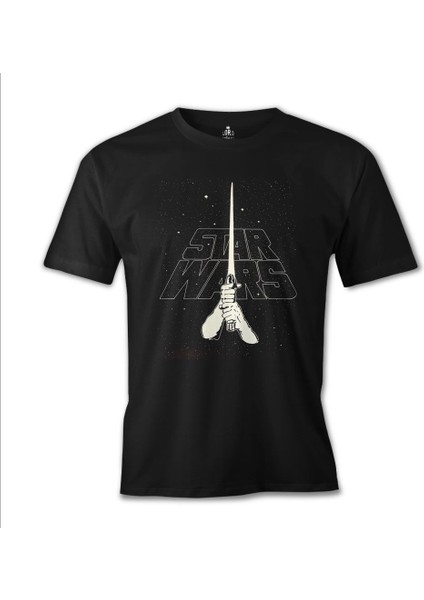 Llord T-Shirt T-Shirt Star Wars - Blade Siyah Erkek T-Shirt