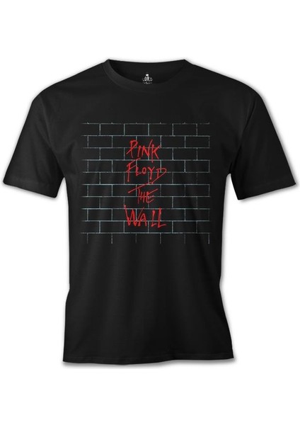 T-Shirt Pink Floyd - The Wall On The Wall Siyah Erkek Tshirt