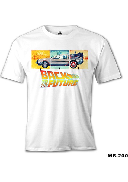 T-Shirt Back To The Future 1955-1985-2015 Beyaz Erkek Tshirt fiyatları