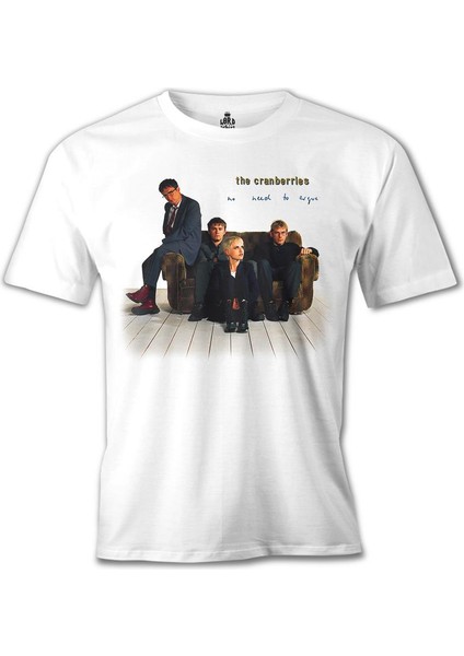 T-Shirt The Cranberries Beyaz Erkek Tshirt