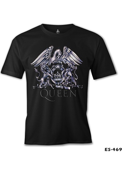 T-Shirt Queen Logo Siyah Erkek Tshirt fiyatları