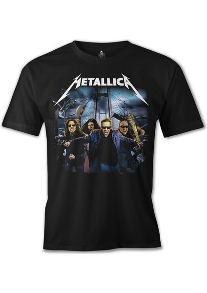 Llord T-Shirt T-Shirt Metallica - Istanbul Siyah Erkek T-Shirt