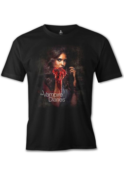 T-Shirt Vampire Diaries Siyah Erkek Tshirt