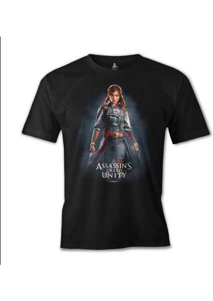 T-Shirt Assassin's Creed Unity - Elise Siyah Erkek Tshirt