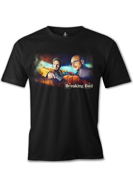 T-Shirt Breaking Bad - In The Car Siyah Erkek Tshirt