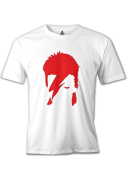 T-Shirt David Bowie - Heat Beyaz Erkek Tshirt