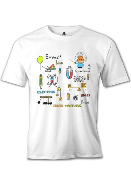 T-Shirt Fizik - Enerji Beyaz Erkek Tshirt