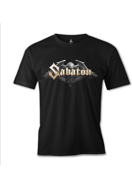 T-Shirt Sabaton - Logo Siyah Erkek Tshirt