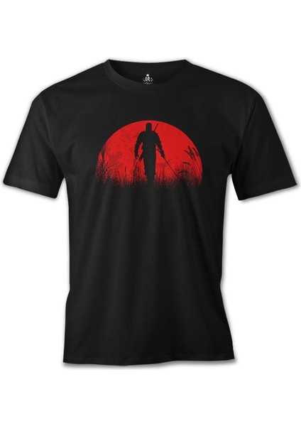 T-Shirt Witcher - Geralt Of Rivia Siyah Erkek Tshirt