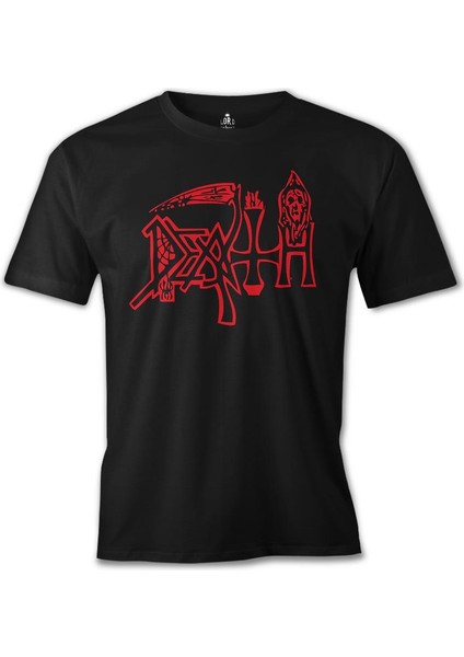 T-Shirt Death - Logo Siyah Erkek Tshirt